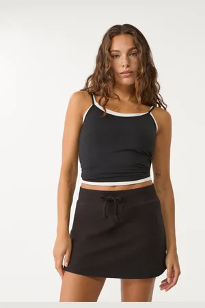 Stradivarius Falda pantalón felpa cordones 24