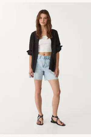 Stradivarius Camisa con lino 26
