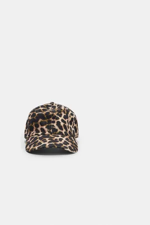 Stradivarius Gorra leopardo OS