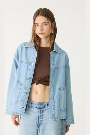 Stradivarius Cazadora denim bolsillos 26