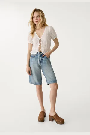 Stradivarius D95 Jort bermuda denim 30