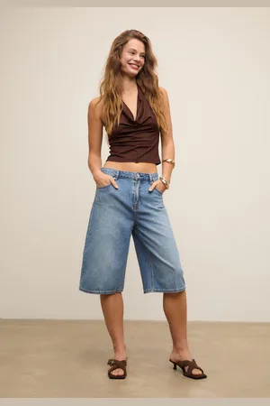 Stradivarius Jort bermuda denim 32