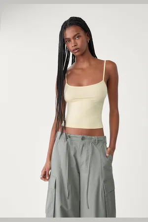Stradivarius Top tirantes poliamida 32