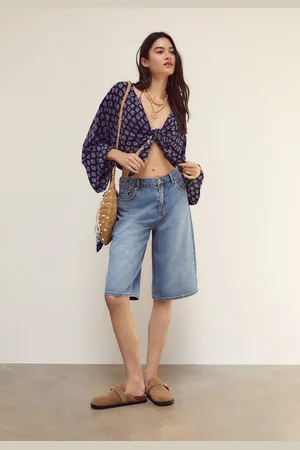 Stradivarius Blusa fluida nudo 24