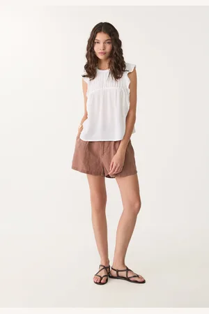 Stradivarius Blusa volante fluida 28