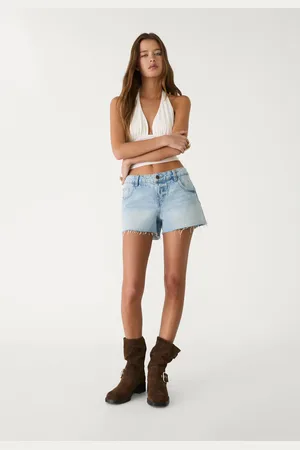 Stradivarius Camiseta halter frunce 24