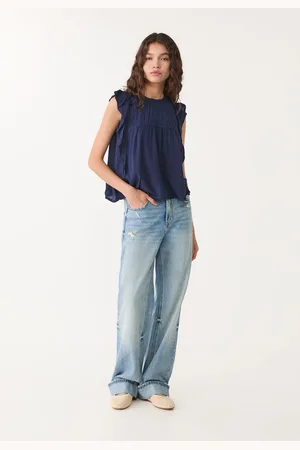 Stradivarius Blusa volante fluida 30