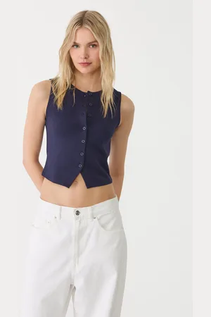 Stradivarius Camiseta básica botones 28