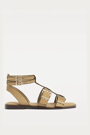 Stradivarius Sandalias tiras hebillas 24½