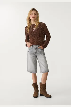 Stradivarius Jort bermuda denim 22