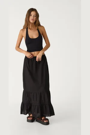 Stradivarius Camiseta cuello halter 30