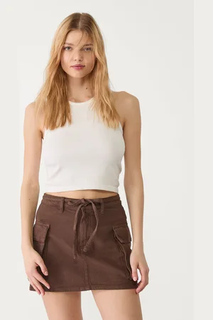 Stradivarius D66 Falda mini cargo 30