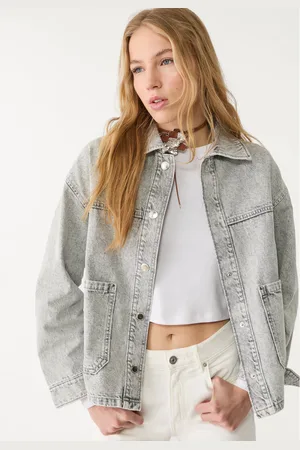 Stradivarius Cazadora denim bolsillos 26