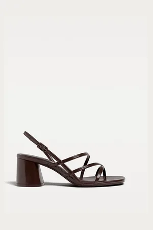 Stradivarius Sandalia tacón ancho 26