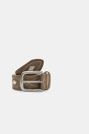 Stradivarius Cinturón bordado detalle rombos 70