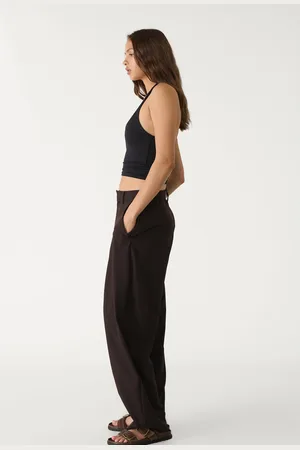 Stradivarius Pantalón vestir baggy nervio 28