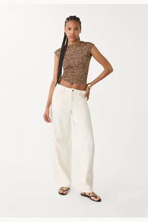 Stradivarius Camiseta espalda descubierta leopardo 28