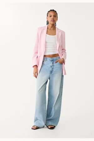 Stradivarius Americana regular con lino 30