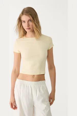 Stradivarius Camiseta básica slim fit 32