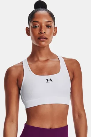Under Armour Bra deportivo HeatGear® de impacto medio sin relleno para mujer