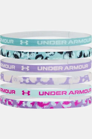 Under Armour Paquete de 6 cintas para el pelo UA Graphic para niña