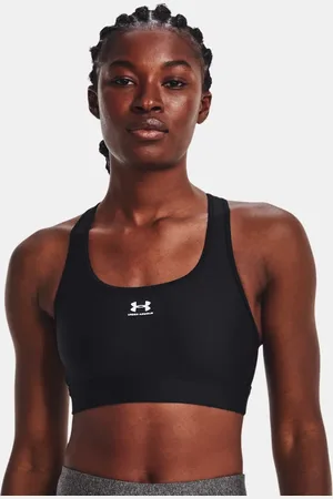 Under Armour Bra deportivo HeatGear® de impacto medio sin relleno para mujer