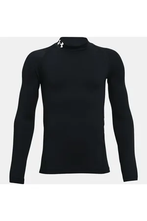 Under Armour Playera de manga larga con cuello alto ColdGear® para niño