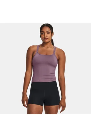 Under Armour Playera sin mangas ajustada UA Meridian para mujer