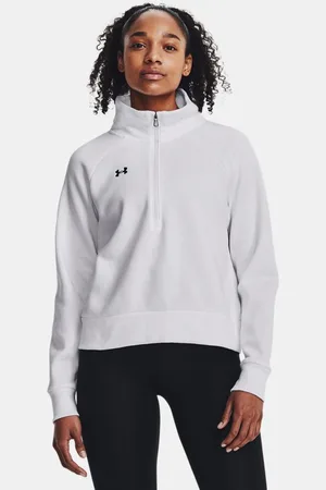 Under Armour UA Rival Fleece Sudadera con cierre de ½ para mujer
