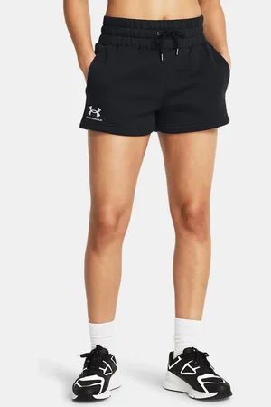 Under Armour Shorts tipo bóxer UA Icon Fleece para mujer