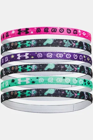 Under Armour Paquete de 6 cintas para el pelo UA Graphic para niña
