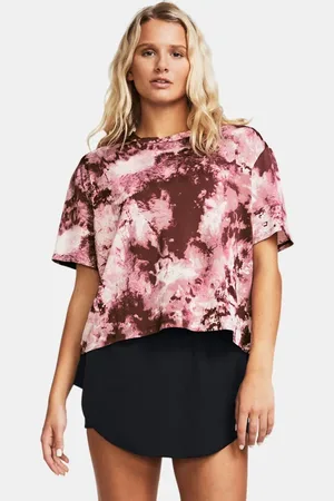 Under Armour Playera de manga corta UA RUSH™ Energy Printed para mujer