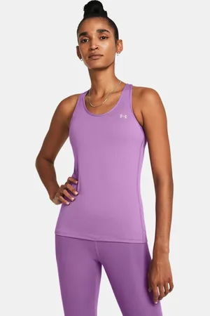 Under Armour Playera sin mangas HeatGear® Armour Racer para mujer