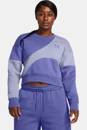 Under Armour Sudadera corta UA Icon Fleece para mujer