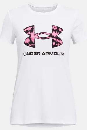 Under Armour Playera de manga corta UA Tech™ Print Fill Big Logo para niña