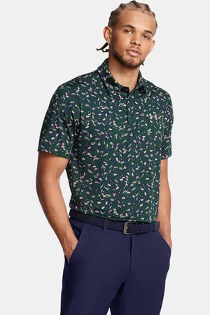Under Armour Polo UA Playoff 3.0 estampado para hombre