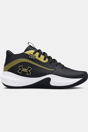 Under Armour Tenis de baloncesto UA Lockdown 7 para niños de primaria