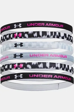 Under Armour Paquete de 6 cintas para el pelo UA Graphic para niña