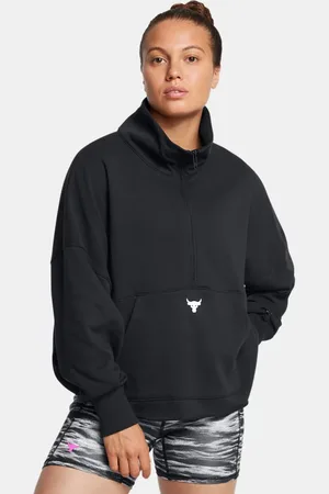 Under Armour Sudadera con cremallera ½ Project Rock para mujer