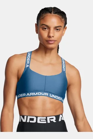 Under Armour Bra deportivo UA Crossback Strappy de bajo impacto para mujer