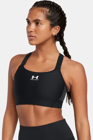 Under Armour Bra deportivo HeatGear® Armour de alto impacto para mujer