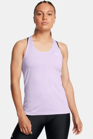 Under Armour Playera sin mangas HeatGear® Armour Racer para mujer