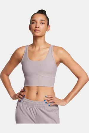 Under Armour Playera corta sin mangas UA Meridian Rib para mujer