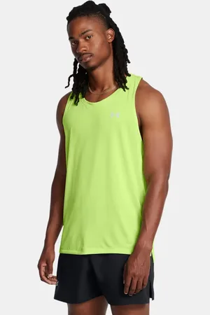 Under Armour Playera sin mangas UA Launch para hombre