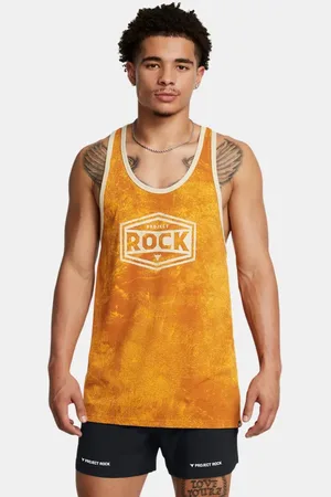 Under Armour Playera sin mangas Project Rock Tools Of The Trade para hombre