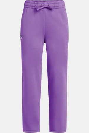 Under Armour Pants UA Rival Fleece rectos para niña