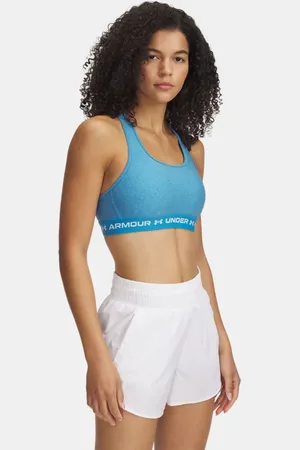Under Armour Bra deportivo Armour® de impacto medio Crossback Heather para mujer