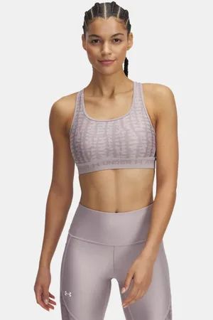 Under Armour Bra deportivo Armour® de impacto medio Crossback estampado para mujer