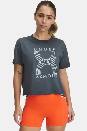 Under Armour Playera de manga corta UA Run 96 Graphic para mujer