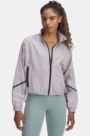 Under Armour Chamarra UA Unstoppable Woven Sheen para mujer